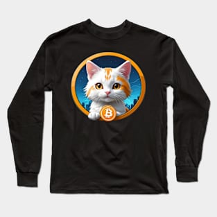 Bitcoin Kitten Long Sleeve T-Shirt